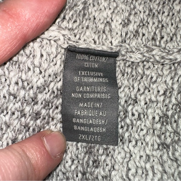 Men’s Denver Hayes Grey Sweater 2XL - Picture 2 of 8